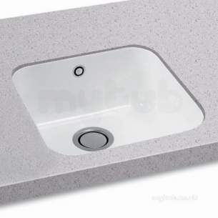 Carron Retail Sinks -  Carron Phoenix Cac100whx1wca White Carlow Ceramic Kitchen Sink 460x460mm