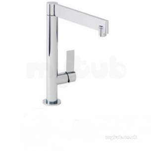 Carron Phoenix Taps and Mixers -  Carron Phoenix 2t1002 Chrome Desire Chrome Single Handle Kitchen Tap Deck Mount