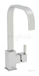 Carron Phoenix Taps and Mixers -  Carron Phoenix 2t0972 Chrome Elen Chrome Single Handle Kitchen Tap Deck Mount