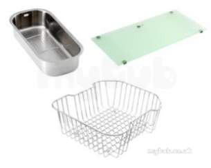 Carron Phoenix Taps and Mixers -  Carron Phoenix Zakmu150stca Na Maui Accessory Pack For 1.5 Bowl