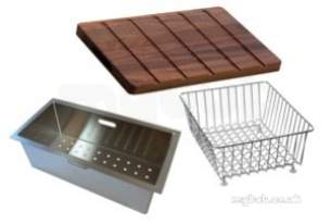 Carron Phoenix Taps and Mixers -  Carron Phoenix Zakvl150stca Na Vela Accessory Pack For 1.5 Bowl From The Vela Range