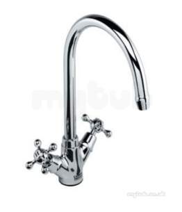 Carron Phoenix Taps And Mixers -  Carron Phoenix 2t0818 Chrome Victoria Antique Compression Tap