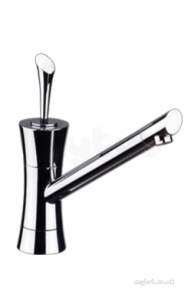 Carron Phoenix Taps And Mixers -  Carron Phoenix 2t0611 Chrome Zinia Chrome Single Handle Kitchen Tap Deck Mount