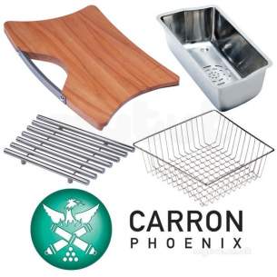 Carron Phoenix Taps And Mixers -  Carron Phoenix Zakzx15ca Na Zx Accessory Pack For 1.5 Bowl