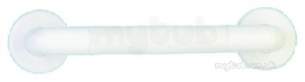 Center Grab Rails -  Center Brand 32640 White Abs Grab Rail 300mm Long