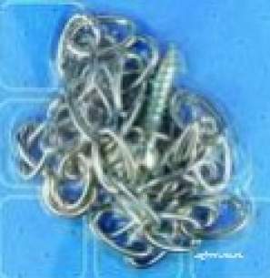 Own Brand Blister Packs -  Center Brand Udc/54/094 Chrome Modern Oval Link Chain 457 Mm