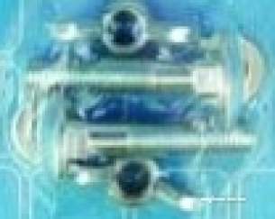 Own Brand Blister Packs -  Center Brand Udc/54/221 Na Bolts For Close Coupled Cisterns Set Of 2