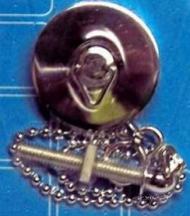 Own Brand Blister Packs -  Center Brand Udc/54/187 Chrome 38 Mm Plug Ball Chain