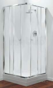 Center 4mm Shower Enclosures -  Center Brand Cbgbce90cuc Chrome/clear Glass Bifold Shower Door With 900mm Wide