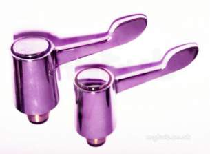Plumb Center Tap Restorers -  Center Brand Tc58071 Chrome Restorer 19 Mm Metal Lever Handle Set