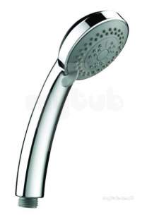 Center Shower Accessories -  Center Brand C04828 Chrome Shower Handset With Three Functions Rub Clean Nozzles