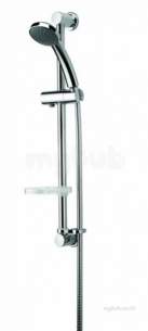 Center Shower Accessories -  Center Brand C04822 Chrome Shower Kit With 650mm Slide Bar
