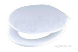 Celmac Wc Seats -  Cme Sta11wh White Tamar Seat And Cover And Plastic Hinges