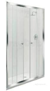 Coram Optima Shower Enclosures -  Ods17cucd Chrome Optima 1700mm Door Pack For Double Sliding Door With Clear Glass