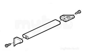 Coram Shower Enclosures and Bath Screens -  Coram Fp0000p Polished Silver Premier Fixing Bracket Kit