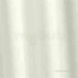 Croydex Shower Curtains and Rails -  Croydex Af159017 Ivory Plain Bathroom Water Resistant Fabric Shower Curtain