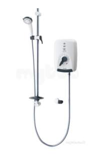 Triton Electric Showers -  Triton Csgdl08wc White/chrome Care 8.5 Kw Thermostatic Electric Shower