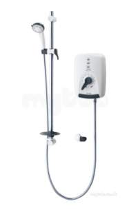 Triton Electric Showers -  Triton Csgdl09wc White/chrome Care 9.5 Kw Thermostatic Electric Shower