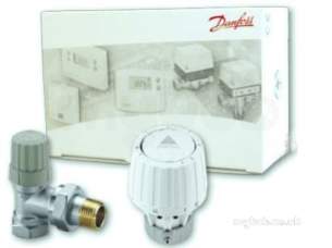 Danfoss Randall Commercial Valves -  Danfoss 013g602100 White Vertical Angle Combi Pack