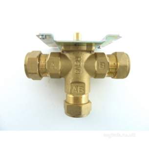 Danfoss Randall Domestic Controls -  Danfoss 087n659900 Na Hsv3 3 Port Valve Body 22mm
