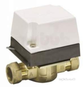 Danfoss Randall Domestic Controls -  Danfoss 087n664400 White Hp28b 2 Port Valve 28mm With Hpa2 Actuator