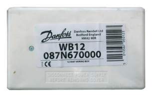 Danfoss Randall Domestic Controls -  Danfoss 087n670000 White Wb12 Wiring Centre