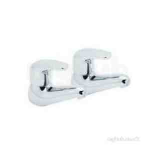 Deva Brassware -  Deva Adore101 Chrome Adore Chrome Basin Sink Taps Pair