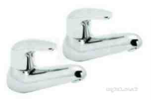 Deva Brassware -  Deva Adore102 Chrome Adore Chrome Bath Taps Pair