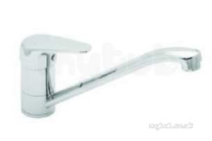 Deva Brassware -  Deva Adore171 Adore Chrome Single Lever Mono Kitchen Tap