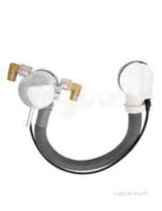 Deva Wastes -  Deva Puw206 Chrome Chrome Bath Fill And Overflow Waste