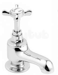Liff Water Filters -  Deva Cr20 Chrome Coronation One Cross Handle Bath Tap With 90mm Spout Reach