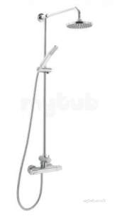 Deva Showering -  Deva Dynbdef Chrome Dynamic Chrome Thermostatic Shower Valve Riser Kit Included