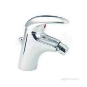 Deva Brassware -  Deva Elan114 Chrome Elan Chrome Bidet Mixer With Pop Up Waste