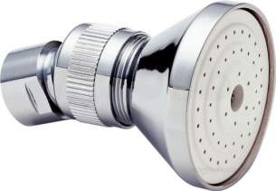 Deva Showering -  Deva Heah01 Chrome 53 Mm Shower Head With Swivel Joint