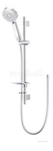 Deva Showering -  Deva Kmkit/a Chrome Krome Chrome Three Function Shower Kit Air Injection