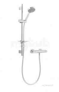 Deva Showering -  Deva Resbmef Chrome Response Chrome Thermostatic Shower Valve 5 Function