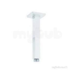 Deva Showering -  Deva Armc04 Chrome Chrome Square Ceiling Shower Arm