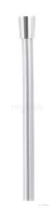 Deva Showering -  Deva Hos1.75cps02 Chrome Chrome 1.75 M Silver Pvc Shower Hose