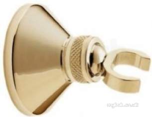 Deva Showering -  Deva Spe07/g Gold Gold Plated Brass Wall Bracket