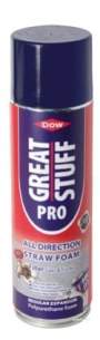 Adhesives and Sealants -  Dow Corning 6001112/z02 Na Great Stuff All Direction Foam 750 Ml Sold In Quantity 6