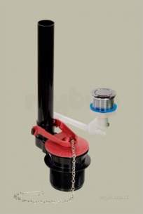 Ball Float Valves -  Fluidmaster Pro72uk Na Pro Series Pro Flapper With Valve And Top Push Button