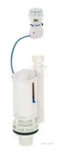 Ball Float Valves -  Fluidmaster 550093 White Button Cable Dual Flush Valve