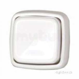 Ball Float Valves -  Fluidmaster 693uk074 White Replacement Button For Flapper Flush Valve Front Mounted