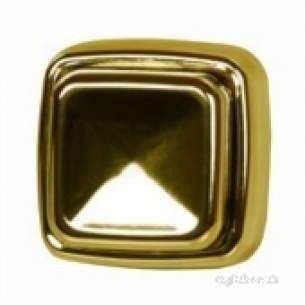 Ball Float Valves -  Fluidmaster 695uk074 Gold Replacement Square Button For Flapper Flush Valve