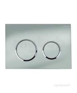 Geberit Commercial Sanitary Systems -  Geberit 115.240.kn.1 Matt Chrome Kappa21 Dual Flush Plate For Up200