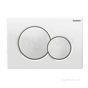 Geberit Commercial Sanitary Systems -  Geberit 115.770.fr.5 Star White Sigma01 Dual Flush Plate For Up300 Up320 And Up720