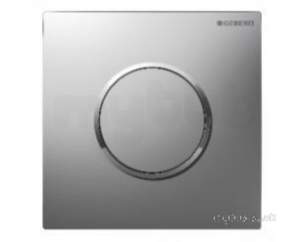 Geberit Commercial Sanitary Systems -  Geberit 116.015.kn.1 Matt Chrome Sigma10 Urinal Flush Control With Hytouch Actuator