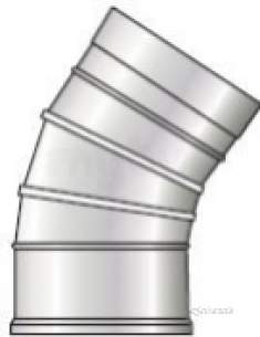 Grant Uk Oil Boilers -  Grant Boilers We45/125 White Orange System Conventional Flue 45¡ Elbow 46-70 Kw