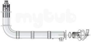 Grant Uk Oil Boilers -  Internal High Level Balanced 1.2 Metre Flue Kit Up To 26 Kw