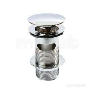 Hib Lighting Cabinets and Mirrors -  Hib 5200 Chrome Basin Wastes Mushroom Slotted Waste